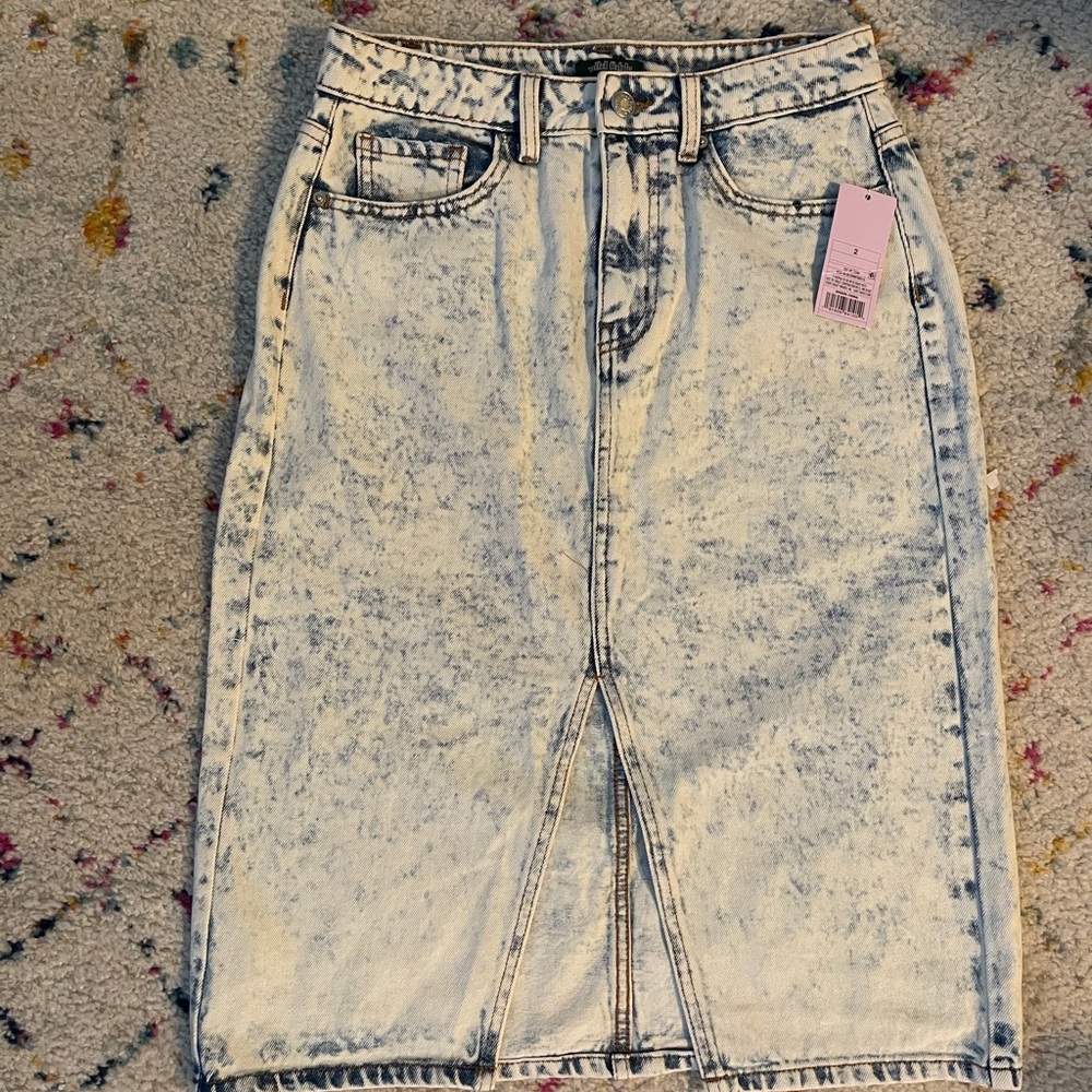 Jean Pencil Skirt